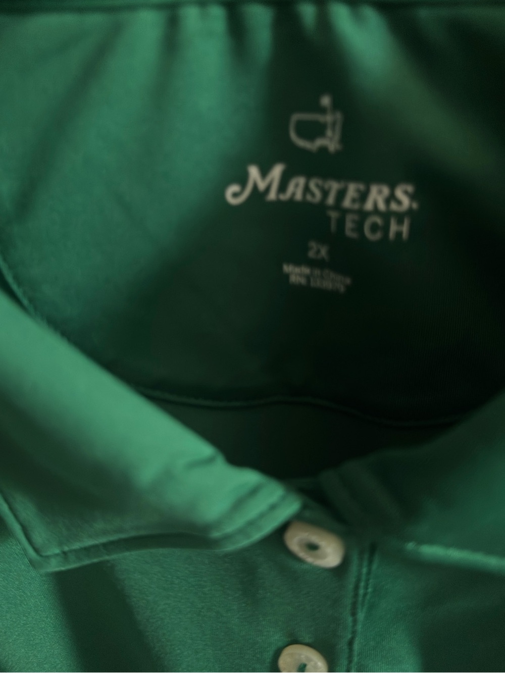 Masters Green Performance Polo Shirt - Picture 5 of 6